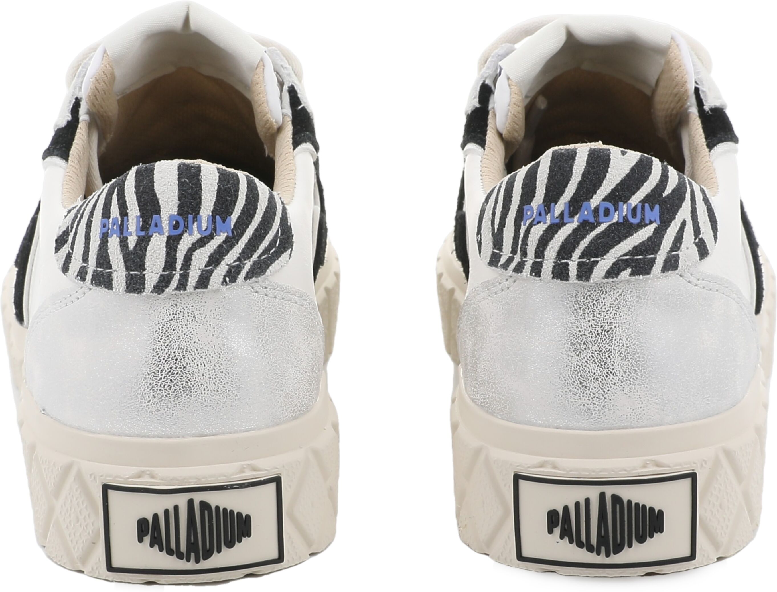 Sneaker PALLADIUM "PALLA ACE LO MIX LTH", Damen, Gr. 39, Polyester, star weiß, zebra, Leder, Synthetik, Schuhe Sneaker star weiß, zebra 39, Polyester