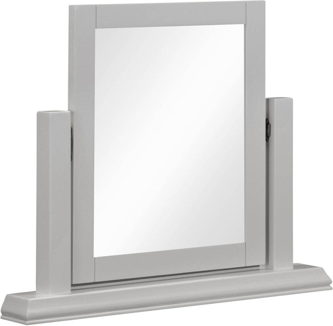 17 Stories Melchior Rectangle Floor Mirror Pebble Grey 50cm H X 60cm W X 8cm D