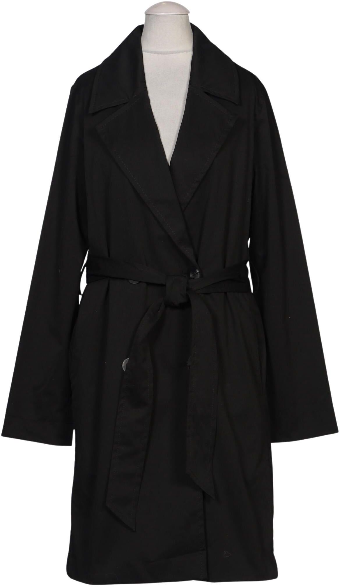 Reserved Damen Mantel, Schwarz, Gr. XS, Synthetik - Second Hand