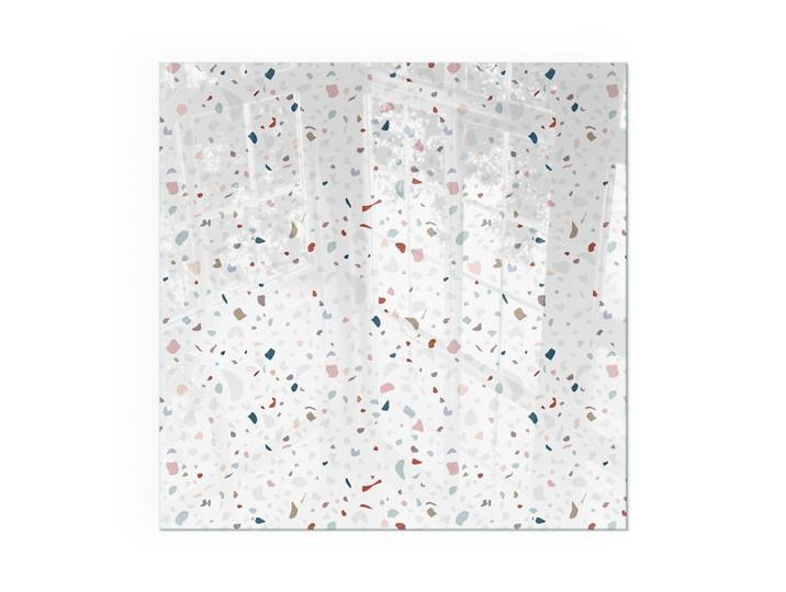 KAMINBODENPLATTE 50x50 cm - Muster mit kleinen Formen