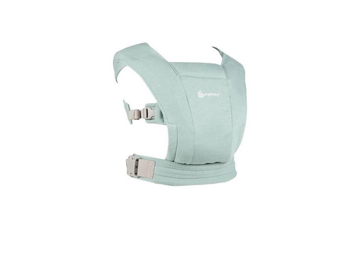 Ergobaby Babytrage Embrace, Jadegrün, 17.4x12.4x26.5 cm, unisex, AGR-geprüft, Bauchtragefunktion, Schultergurte über Kreuz tragbar, Baby on Tour, Babytragen & Tragetücher