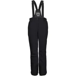 Killtec, Damen, Skihosen, Damen Funktionshose/Skihose mit abnehmbaren Trägern, Kantenschutz und Schneefang - KSW 249 W (36), Schwarz