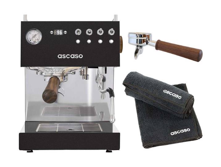 Ascaso STEEL DUO PID V3 Espressomaschine Black & Wood