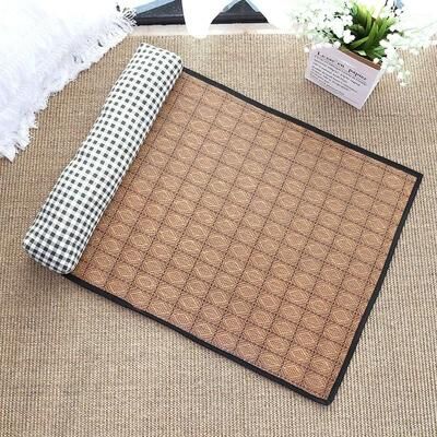 Uplifted Finds Natural Rattan Self Cooling Summer Pet Mat green Grid l