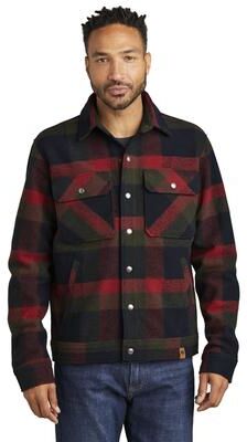 Russell Outdoors RU550 Basin Jacket in Red Plaid size Small   Polyester