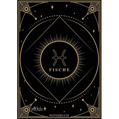 Edles Notizbuch Sternzeichen Fische | Designed by Alfred Herler, Gebundene Ausgabe von Alfred Herler, Tredition, 978-3-347-51761-5