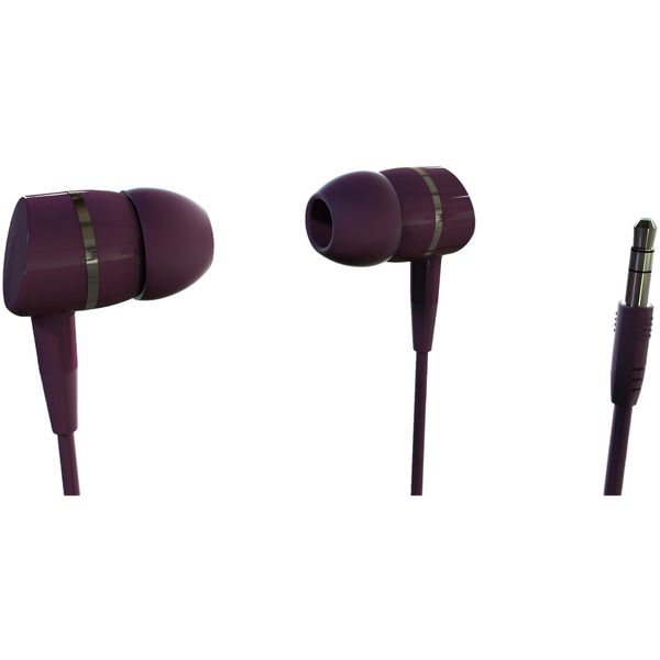 Vivanco In-Ear Kopfhörer kabelgebunden Solidsound (Violett) 38904