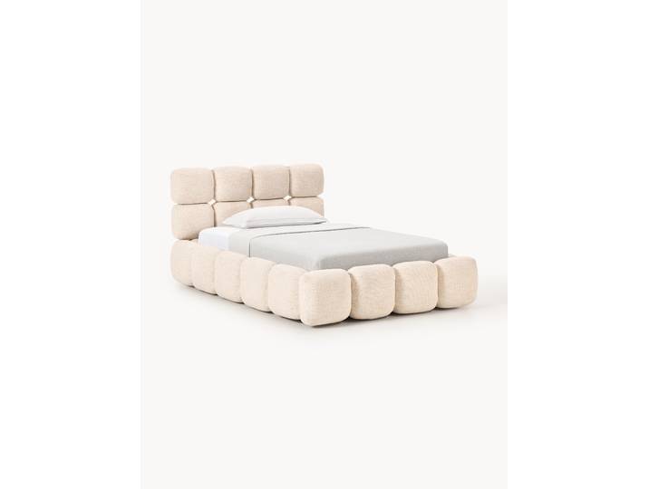 Einzelbett Tayla aus Teddy-Bouclé