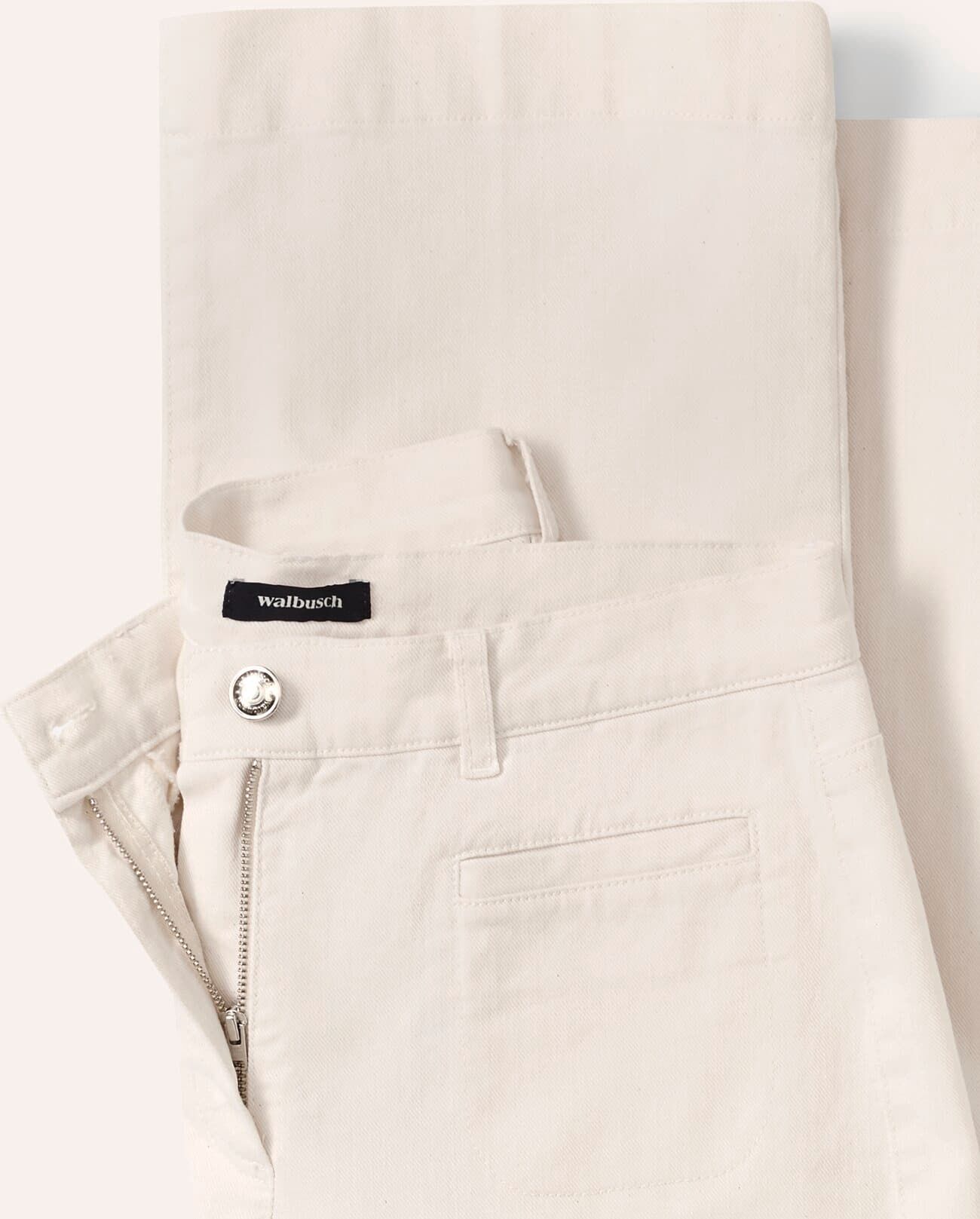 Walbusch Denim Culotte, Regular Fit#normale Größen#Kurzgrößen, Farbe Beige, 23, verkürzte Länge hochwertiger Denim Damen