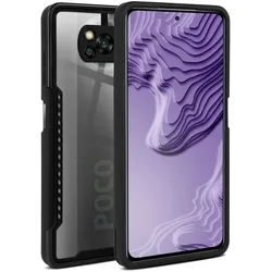 ONEFLOW Vanguard Case Poco X3 NFC Bumper durchsichtig