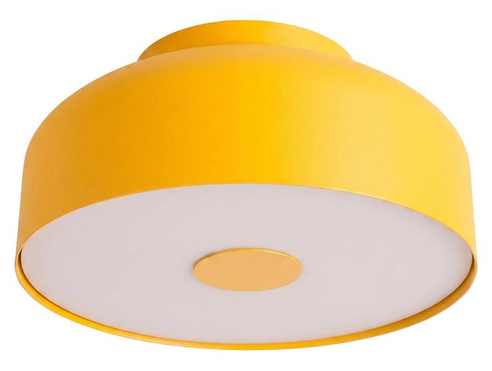 Plafonnier OMIQ jaune 4xE27 15 W acier/PVC 15 x 30 x 30 cm Sollux Lighting