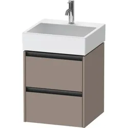 Duravit Ketho.2 Waschtischunterbau wandhängend Basalt Matt 484x460x549 mm - K25274043430000 K25274043430000