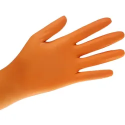 Med-Comfort Style Orange | Nitril Handschuhe  | 100 Stück | Orange | Größe XS | orange