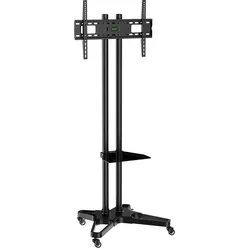 E+P Rollwagen (70 kg, 37" - 70"), TV Ständer, Schwarz