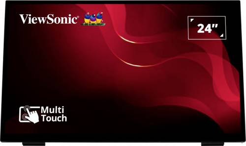 Viewsonic TD2465 Touchscreen-Monitor EEK: D (A - G) 60.5 cm (23.8 Zoll) 1920 x 1080 Pixel 16:9 7 ms HDMI, DisplayPort, USB, Audio-Line-in, Audio-Li