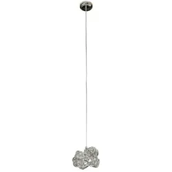 Azzardo AZ2104 Pendelleuchte Bari 1 1x40W | G9 | IP20 - chrom, Kristall
