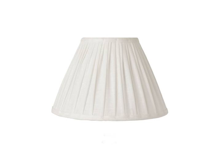Ella Lampenschirm, weiß, Ø 26 cm, Leinen - Watt & Veke - Design - Stoff / Textil