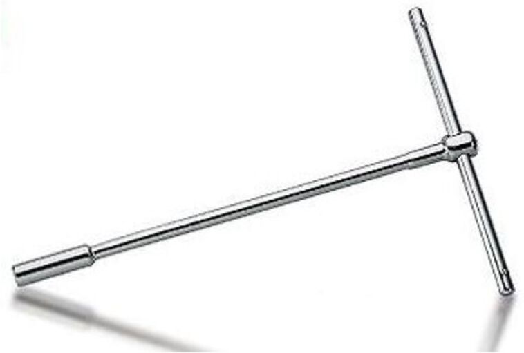Steckschlüssel TOPTUL 12 mm, Länge: 310mm Steckschlüssel mit Schiebegriff
