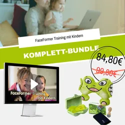 FaceFormer Kinder Set + Faceformer-Training für Kinder: Webinar-Aufzeichnung mit praktischen Übungsmodulen - Grün