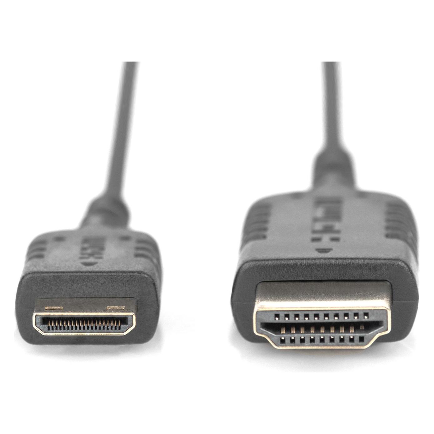 Digitus mini HDMI (Typ C) - HDMI (Typ A) (2 m) (DB-330121-020-S)