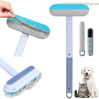 Happy Pet Pantry 4 In 1 Pet Hair Remover Long Handle Reusable Lint Roller For Dog & Cat Hair 4 In 1 Pet Hair Remover Long Handle Reusable Lint Roller For Dog & Cat Hair