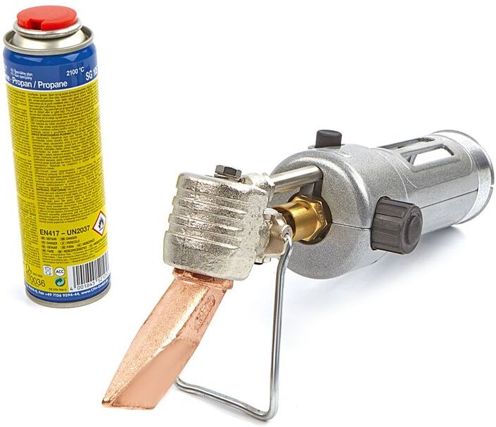 CFH Fer à souder professionnel, kit de soudage de gouttières PL 932 avec bidon de gaz