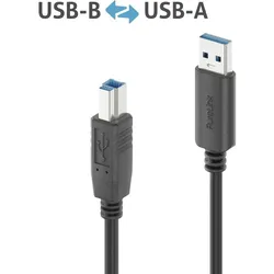 PureLink USB 3.2 USB-A auf USB-B Kabel - 2m