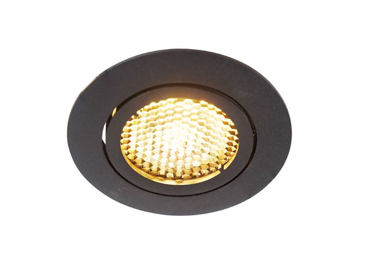 Spot encastrable intelligent noir avec WiFi GU10 réglable - Ude