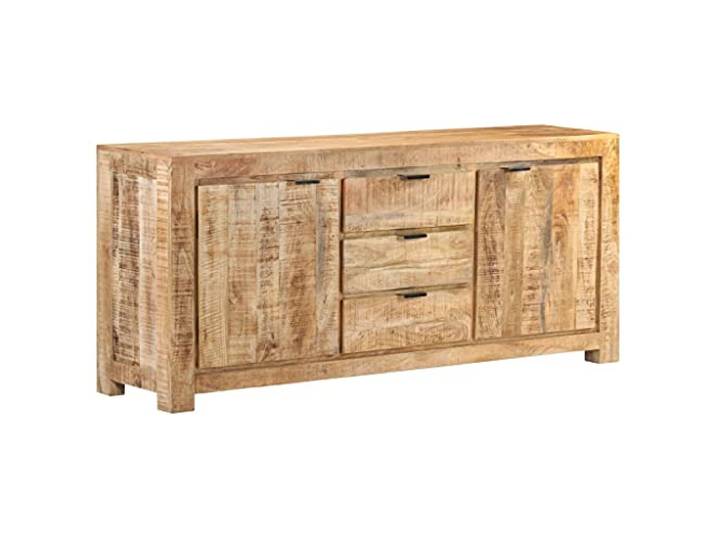 vidaXL Sideboard 175x40x75 cm Raues Mangoholz