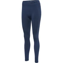 hummel hmlSHAPING Seamless Mid Waist Tights Damen insignia blue S