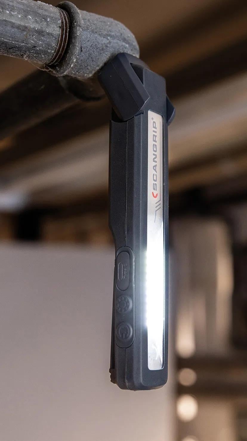 Scangrip Unipen LED-werklamp met handgreep, IP65, 5700K, oplaadbaar