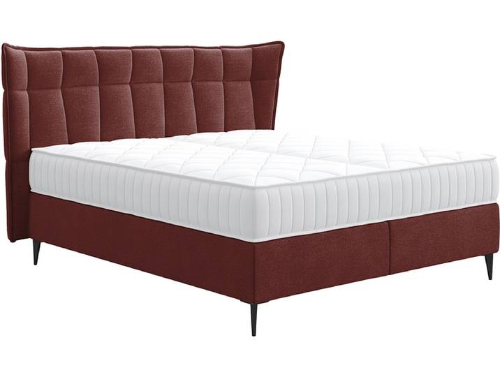 Boxspringbett PALACE rot 180x200cm weich / fest