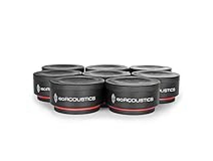 IsoAcoustics Iso-Puck Series Acoustic Isolators (Iso-Puck Mini, 2.75 kg Max/Unit, 8-Pack)