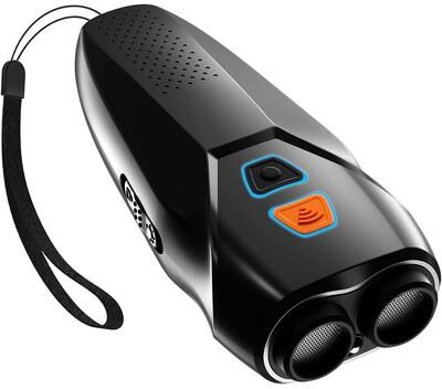 United Rechargeable Ultrasonic Dog Training & Bark Control Handheld Repeller black