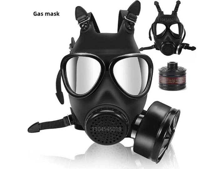 Masque à gaz de type 87, respirateur anti-pollution chimique et anti-radiation nucléaire, masque à gaz intégral avec filtre de 40 mm.