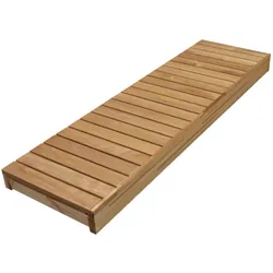 Fertige Langelement Saunabank - Thermo-Espe / 600 x 2400 mm