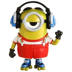 Funko MINIONS - POP N° 902 Roller Skating Stuart METALLIC SE + T-Shirt - L