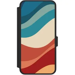 Nivocase Klapphülle für Samsung Galaxy A56 5G Handyhülle aus Kunst Leder NIVOflip schwarz Farbe Farbverlauf (Samsung Galaxy A56 5G), Smartphone Hülle, Schwarz