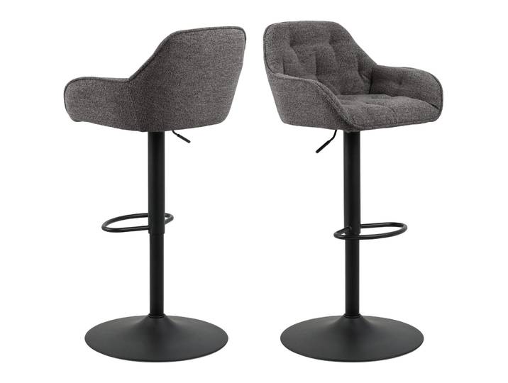 AC Design Furniture Barhocker AC Design Anthrazit Textil H 109 cm - Barhocker
