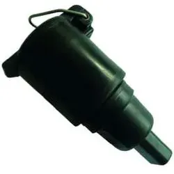 Illuminations-Vollgummi-Konturenkupplung, schwarz