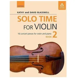 Solo Time for Violin Book 2, Sachbücher von Kathy Blackwell, David Blackwell