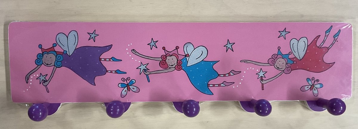 Houten kapstok ridder voor kinderen