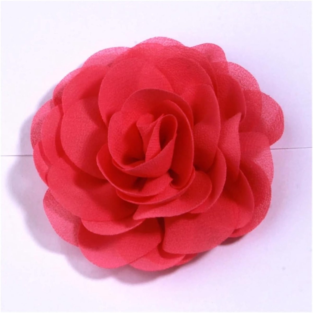 Rozenblaadjes Chiffon Fuchsia - 10 stuks handgemaakte kunstbloemen voor decoratie