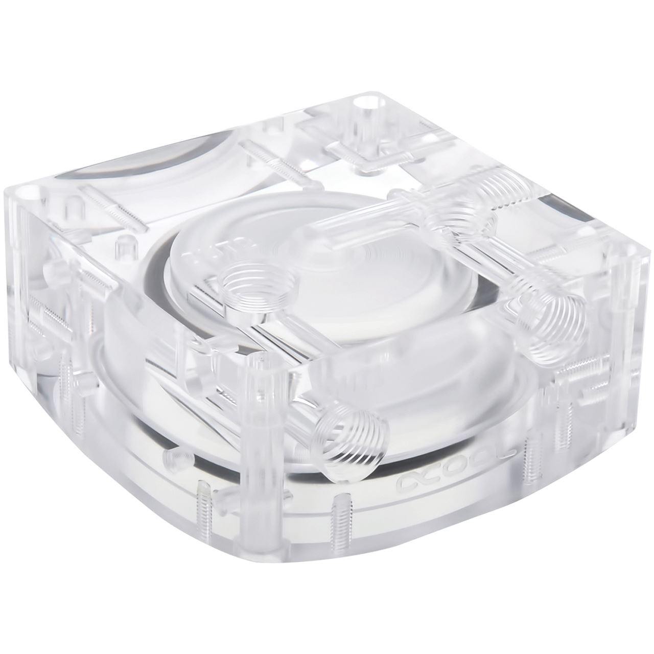 Alphacool Eisdecke D5 Aufsatz - Acryl G1/4 - (VPP655/TPP644/MCP655) V.3