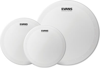 Evans HD Dry Coated Tom Pack Rock