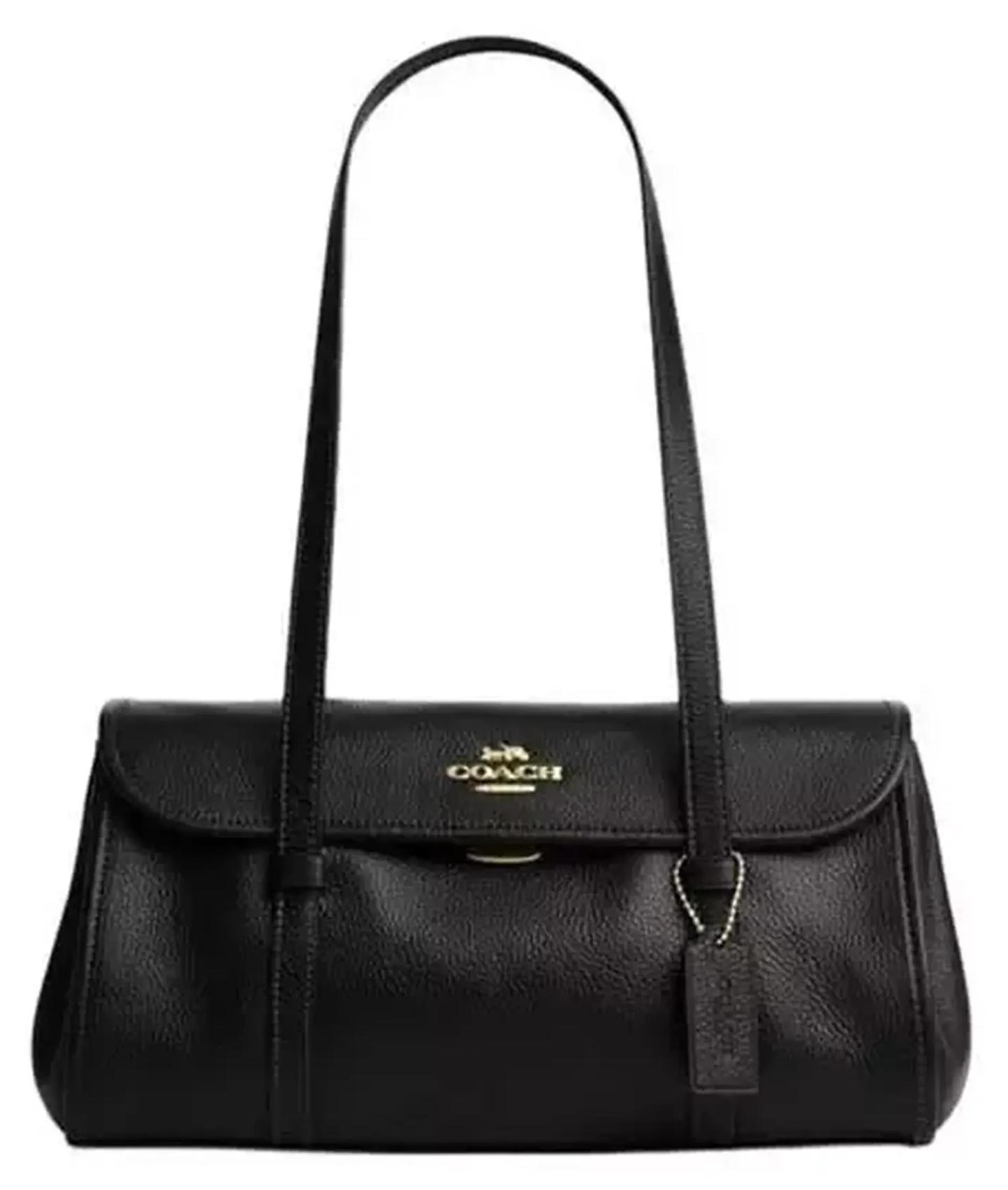 Damenhandtasche Coach Bridget Flap Shoulder Bag Tan, Schwarz