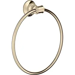 hansgrohe AXOR Montreux Handtuchring, 42021830, Farbe: Polished Nickel