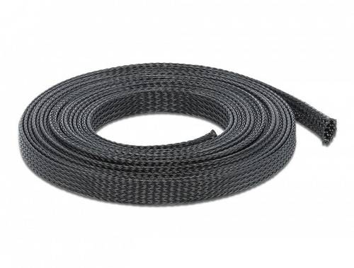 Delock 18902 18902 Geflechtschlauch Schwarz Polyester 10m 1St.