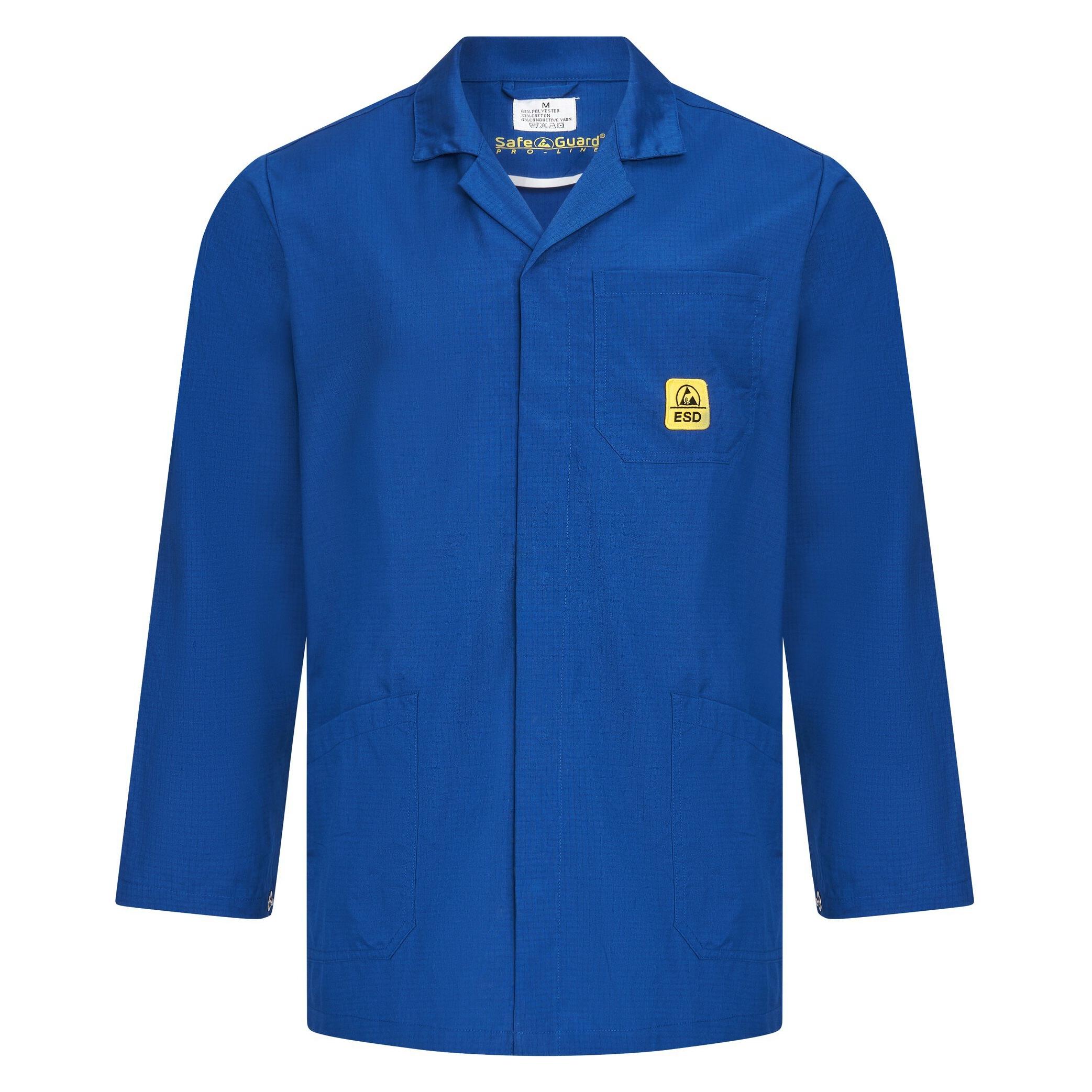Safeguard ESD-Arbeitsmantel Pro Line, unisex, dunkelblau, XS (XS) (SG-AM-DB-146-K-PRO LINE-XS)