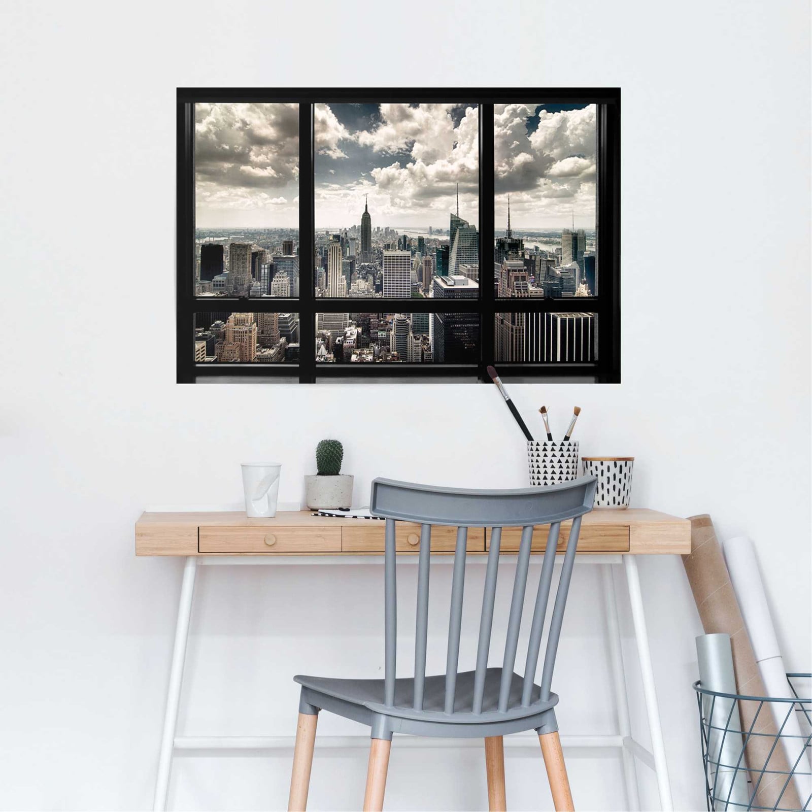 home24 Poster New York zwart papier B: 61 cm, H: 92 cm
